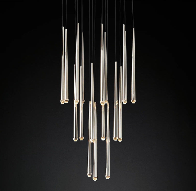 Aquitaines Round Chandeliers 30" Modern Chandelier Light