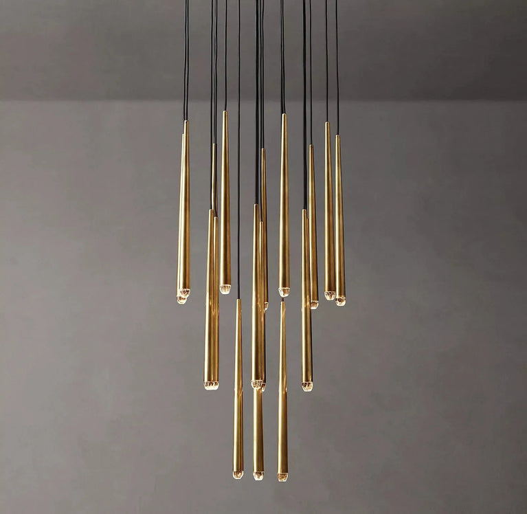 Aquitaines Round Chandeliers 30" Modern Chandelier Light