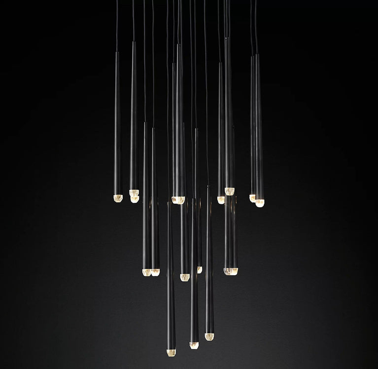 Aquitaines Round Chandeliers 30" Modern Chandelier Light