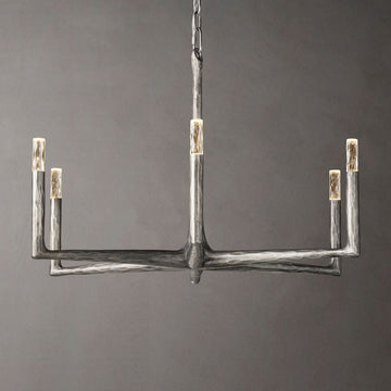 Avarital Forged Round Chandelier 36"