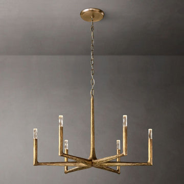 Avarital Forged Round Chandelier 36"