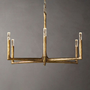 Avarital Forged Round Chandelier 36"