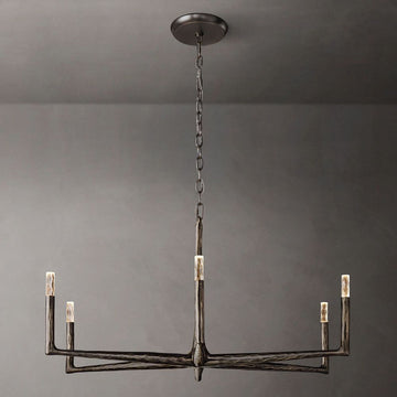 Avarital Forged Round Chandelier 48"
