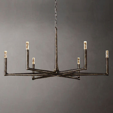 Avarital Forged Round Chandelier 48"