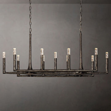 Avarital Forged Linear Chandelier 54"