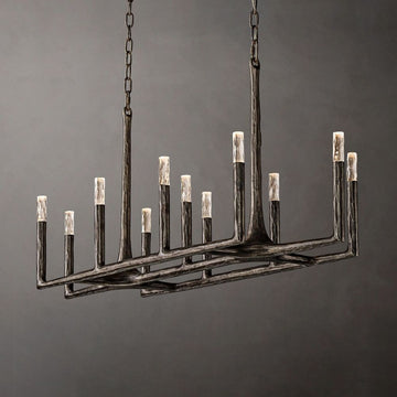 Avarital Forged Linear Chandelier 54"