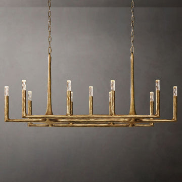 Avarital Forged Linear Chandelier 54"