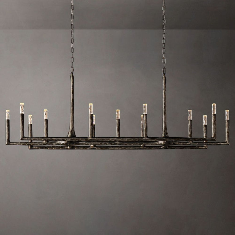 Avarital Forged Linear Chandelier 72"