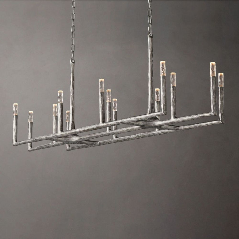 Avarital Forged Linear Chandelier 72"