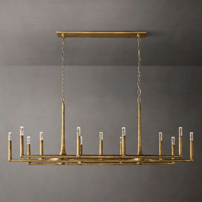 Avarital Forged Linear Chandelier 72"