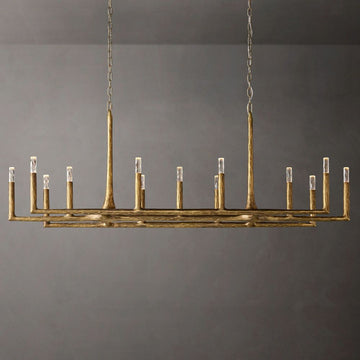 Avarital Forged Linear Chandelier 72"