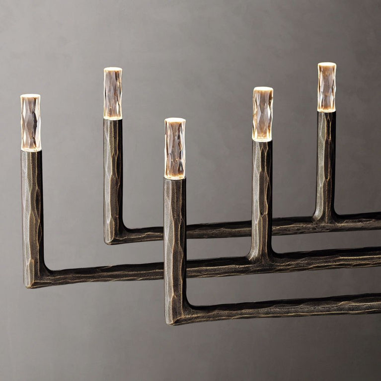 Avarital Forged Linear Chandelier 96"