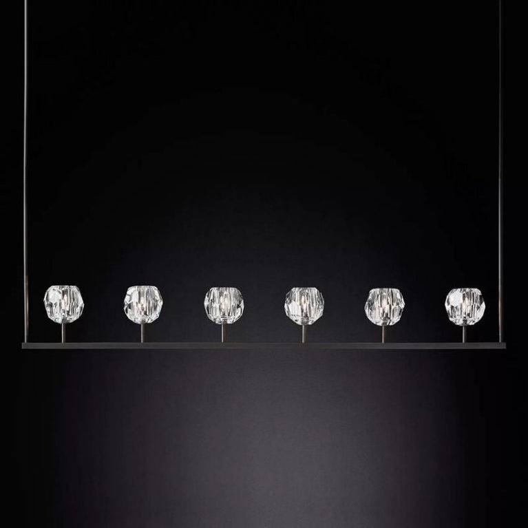 Boule De Cristal Linear Chandelier 60"(Clear )