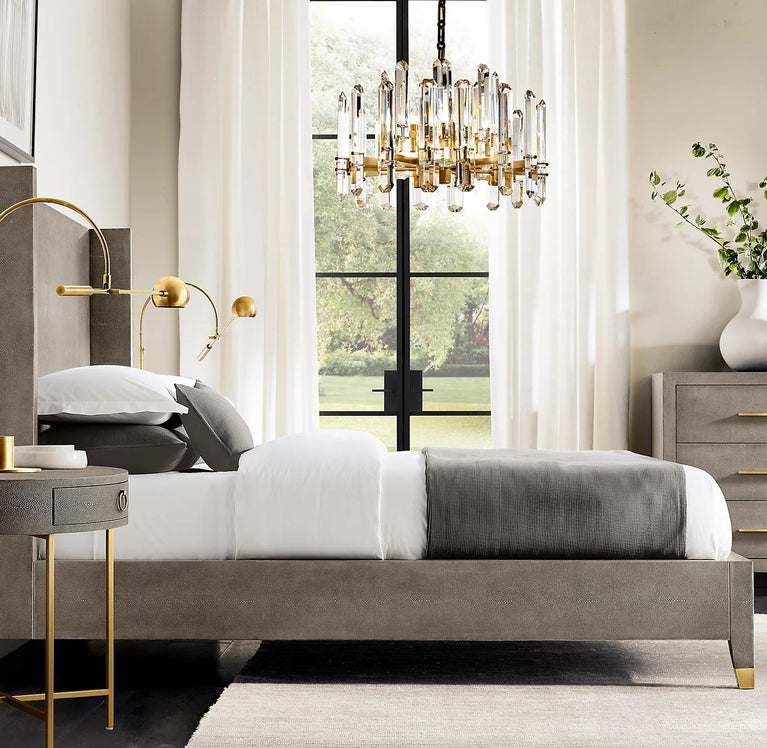 Bonnington Round Chandelier 36" Crystal Chandelier