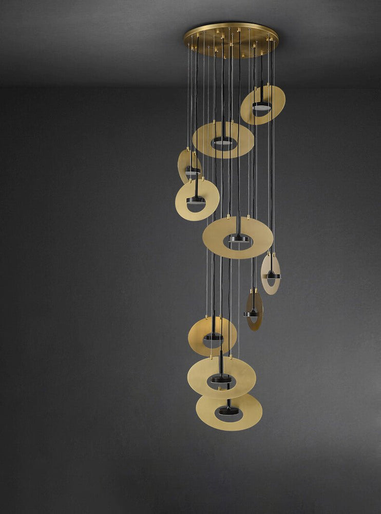 Dayan Modern Brass Chandelier