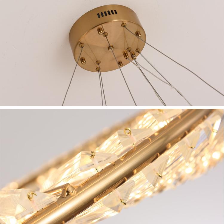 Cicero Crystal Ring Chandelier