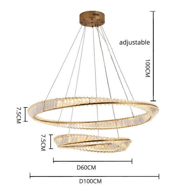 Cicero Crystal Ring Chandelier
