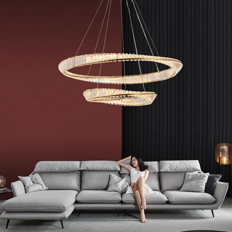 Cicero Crystal Ring Chandelier