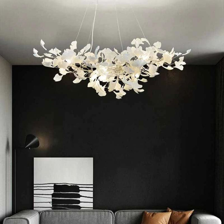 Ceramic Ginkgo Chandelier chandeliers for dining room,chandeliers for stairways,chandeliers for foyer,chandeliers for bedrooms,chandeliers for kitchen,chandeliers for living room Rbrights