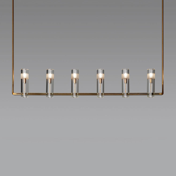 Concn Linear Chandelier for Dining Room