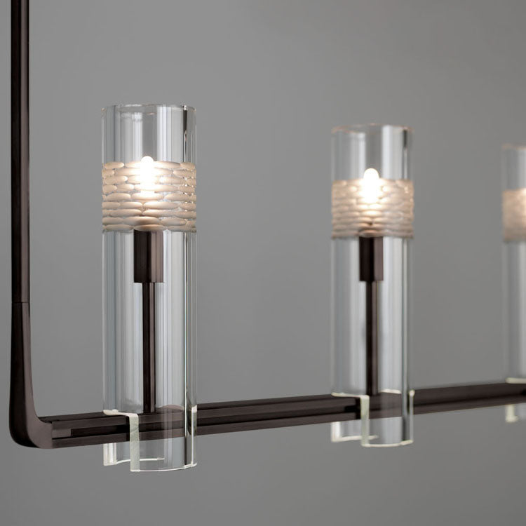 Concn Linear Chandelier for Dining Room