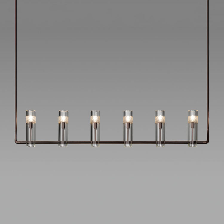Concn Linear Chandelier for Dining Room
