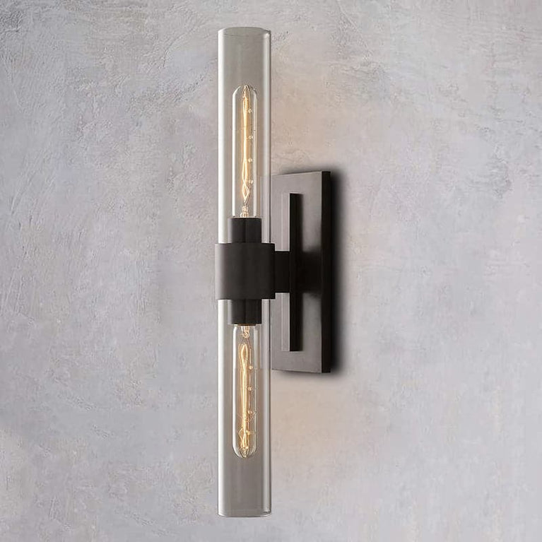 Ravelle Glass Linear Wall Sconce 23”H