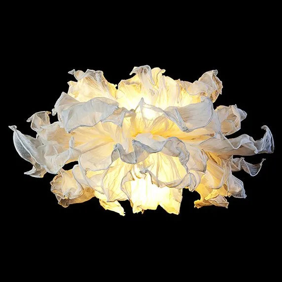 Ins Netflix Warm Princess Bedroom Dining Room White Chandelier Light