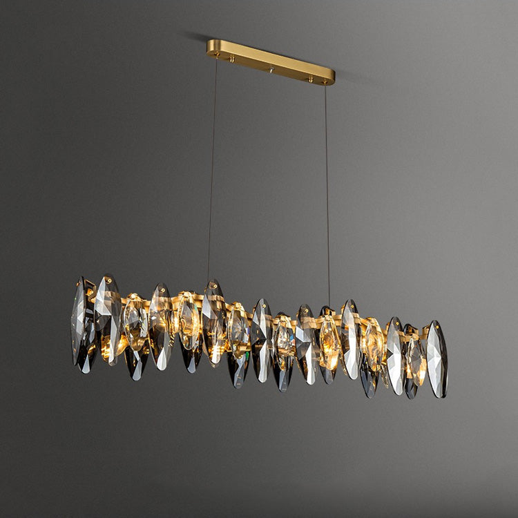 Flor Linear Chandelier for Dining Room
