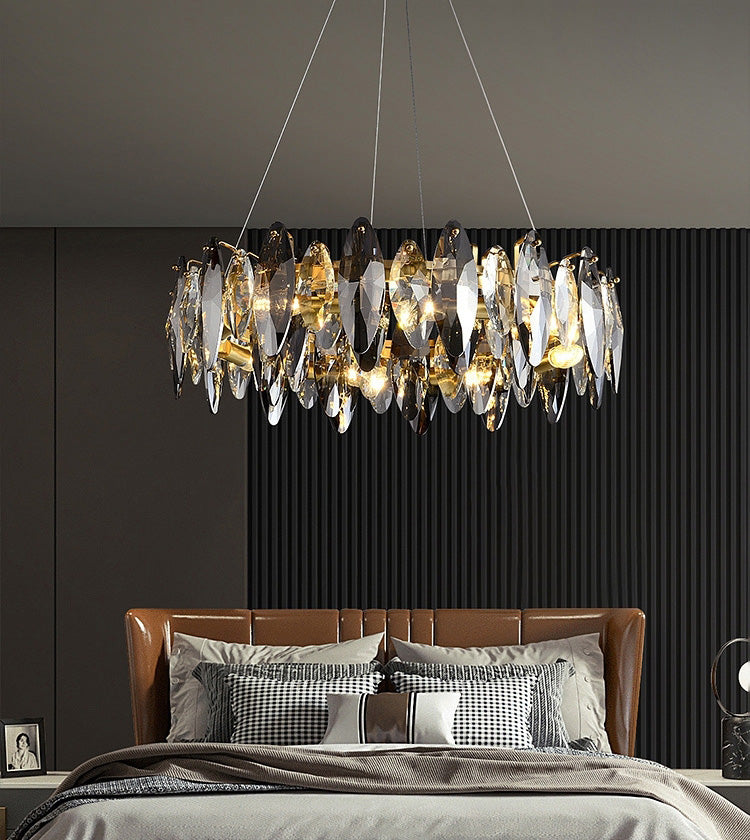 Flor Crystal Round Chandelier