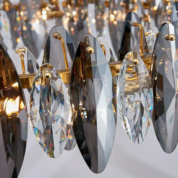 Flor Crystal Round Chandelier