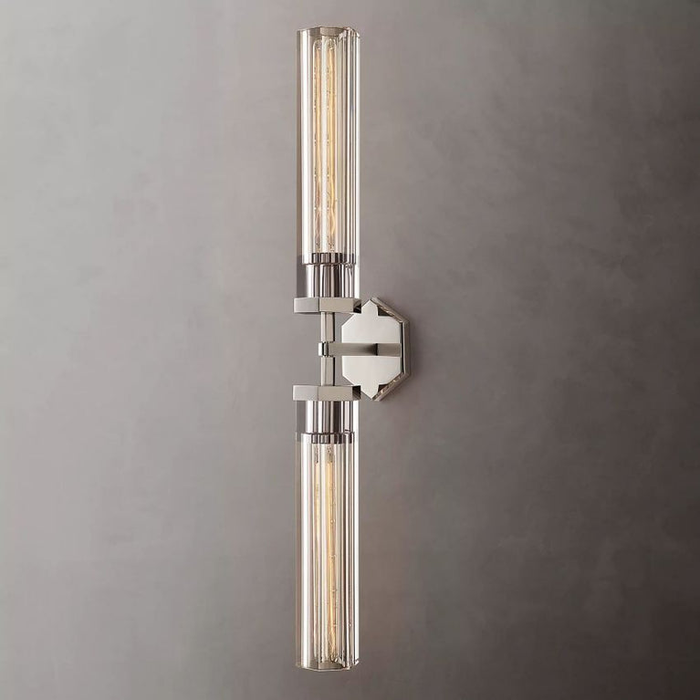 Lambe Hexagonal Grand Linear Wall Sconce 31"W