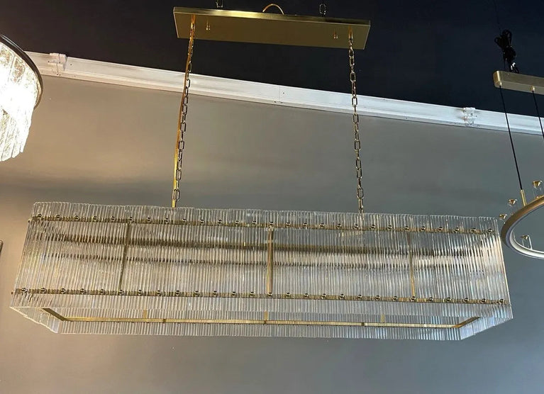 Modern San Marco Linear Luxury Chandelier 54"