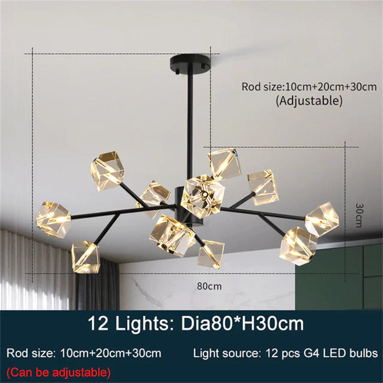 Porcelain Ginkgo Branch Chandelier chandeliers for dining room,chandeliers for stairways,chandeliers for foyer,chandeliers for bedrooms,chandeliers for kitchen,chandeliers for living room Rbrights 12 lights