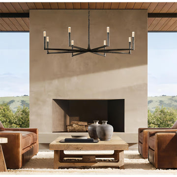 Avarital Forged Round Chandelier 60"