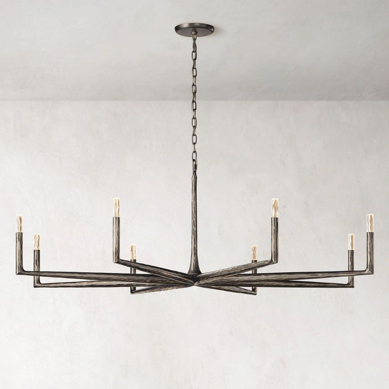 Avarital Forged Round Chandelier 72"