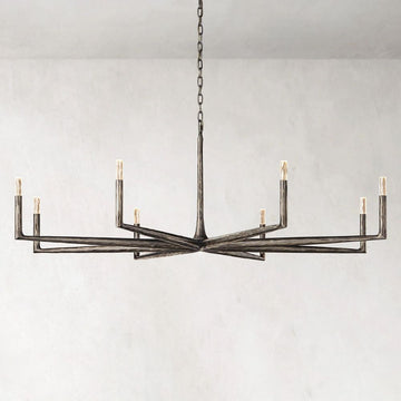 Avarital Forged Round Chandelier 72"