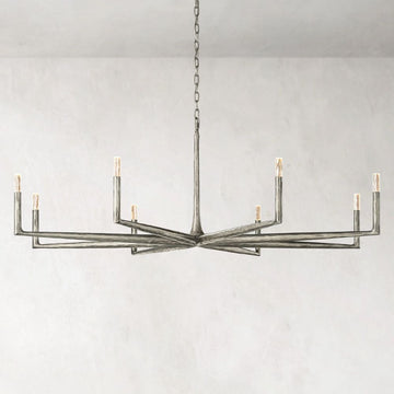 Avarital Forged Round Chandelier 72"
