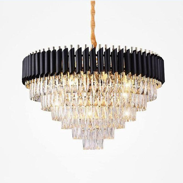 Sheila Conical Crystal Chandelier