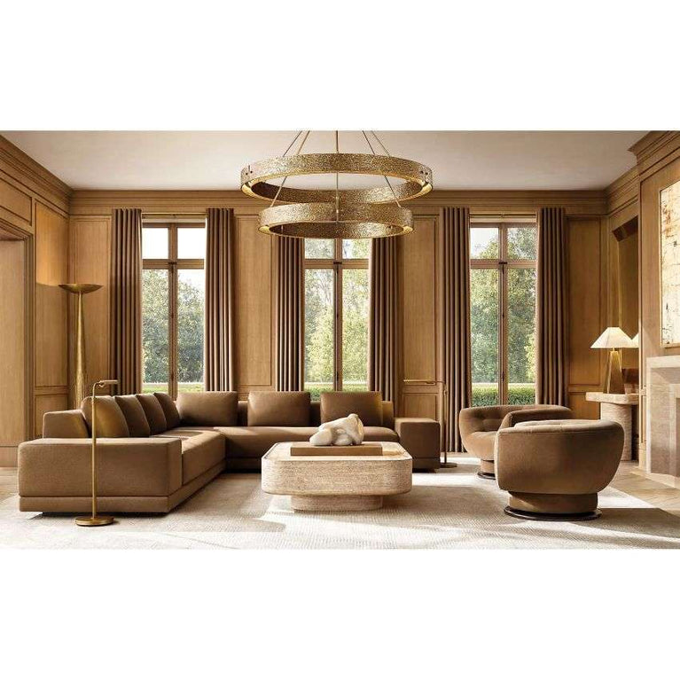 Vouvray Round Chandelier D60"