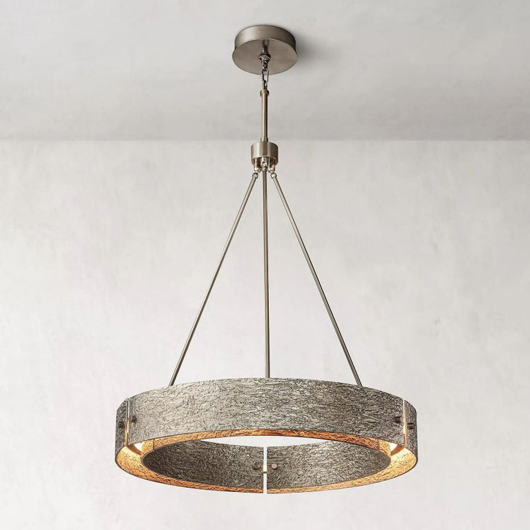Vouvray Round Chandelier D36"