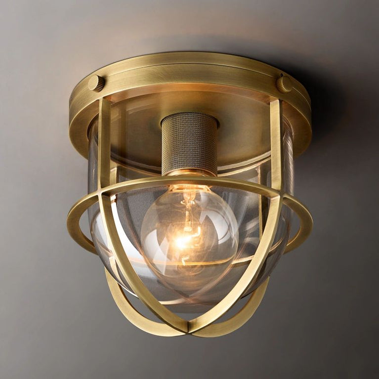 Petric Oval Outdoor Flushmount