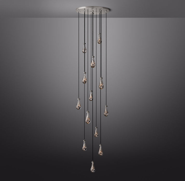 Rain Round Modern Chandelier Light