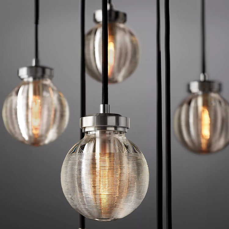 Perle Glass Round Chandelier