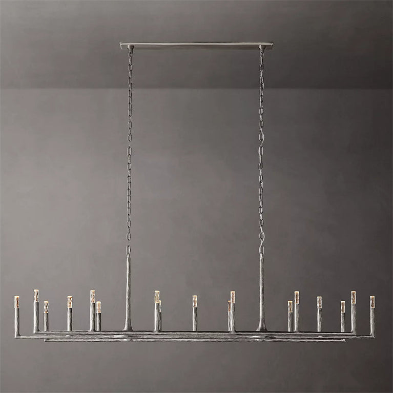 Thaddeus Linear Chandelier 96", Vintage Branch Chandelier