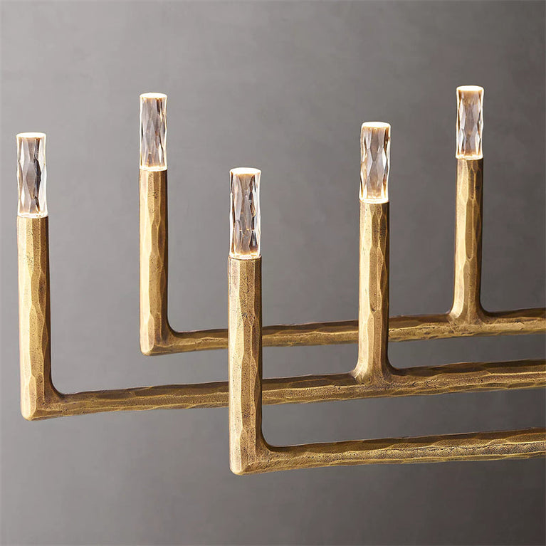 Thaddeus Linear Chandelier 96", Vintage Branch Chandelier