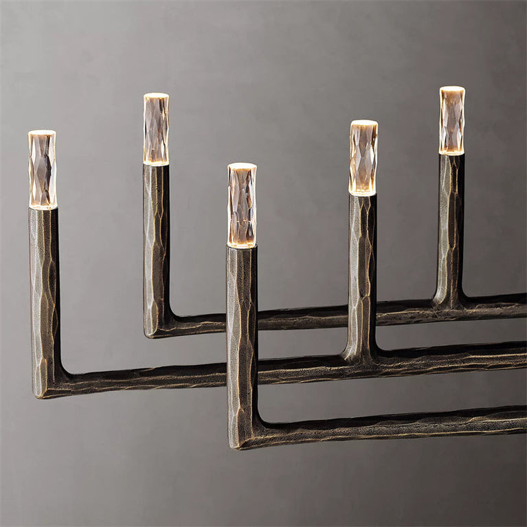 Thaddeus Linear Chandelier 96", Vintage Branch Chandelier