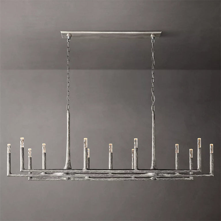 Thaddeus Linear Chandelier 72", Luxury Interior Decoration Lamp