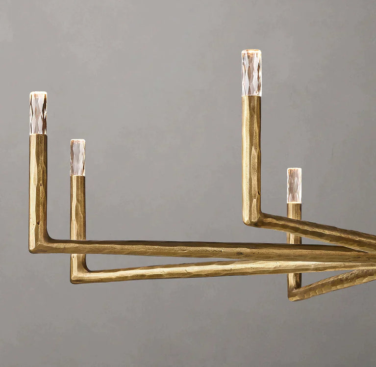 Thaddeus Round Chandelier 60'', Contemporary Chandelier Bedroom