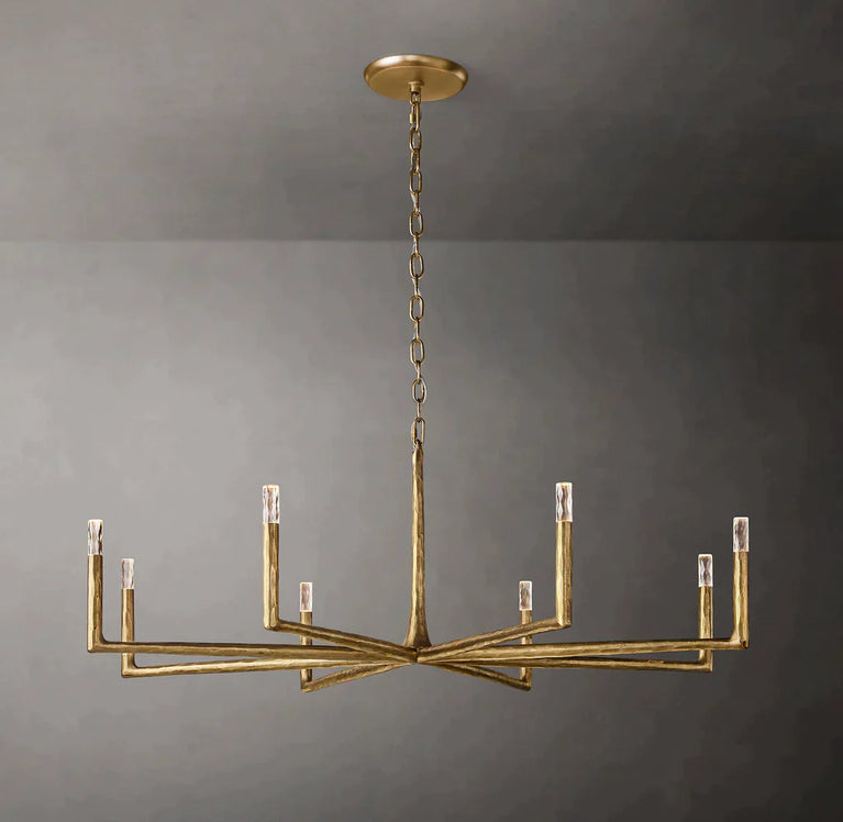 Thaddeus Round Chandelier 60'', Contemporary Chandelier Bedroom
